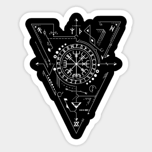 Vegvisir - The Viking Compass | Norse Pagan Symbol Sticker